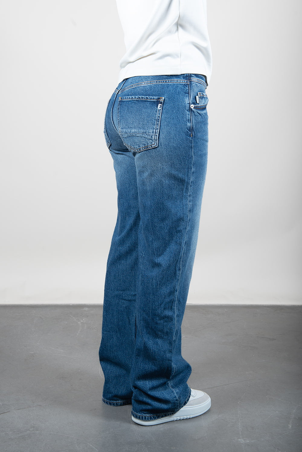 Hannah Satisfaction Wide Leg Fit Blue Denim