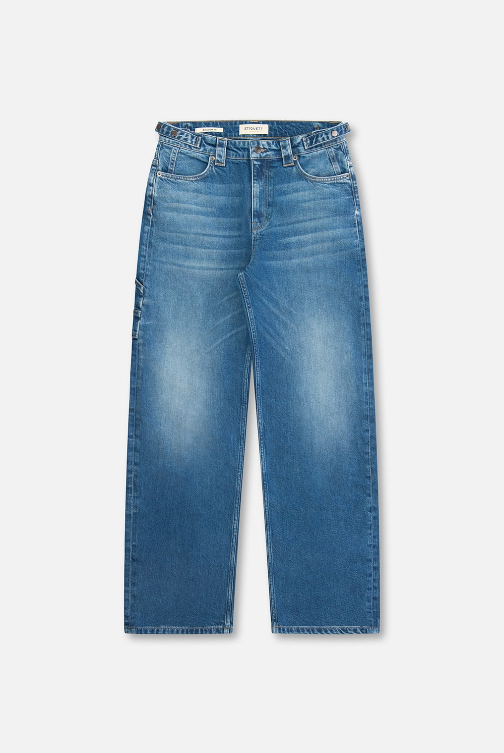 Anesta | Carpenter | Balloon Fit | Blue Wide Jeans | Blauwe Jeans | Wijde Jeans