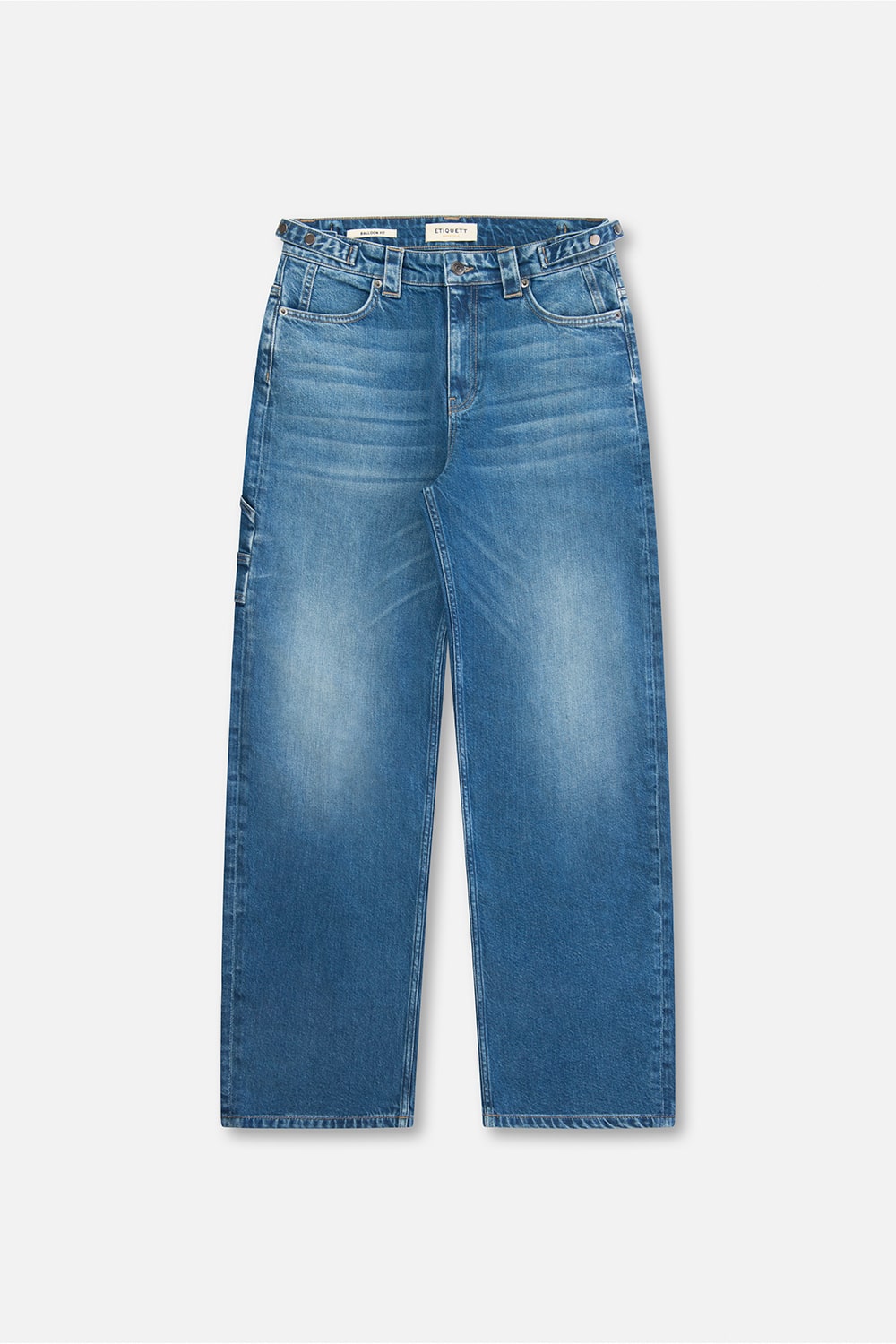 Anesta | Carpenter | Balloon Fit | Blue Wide Jeans | Blauwe Jeans | Wijde Jeans