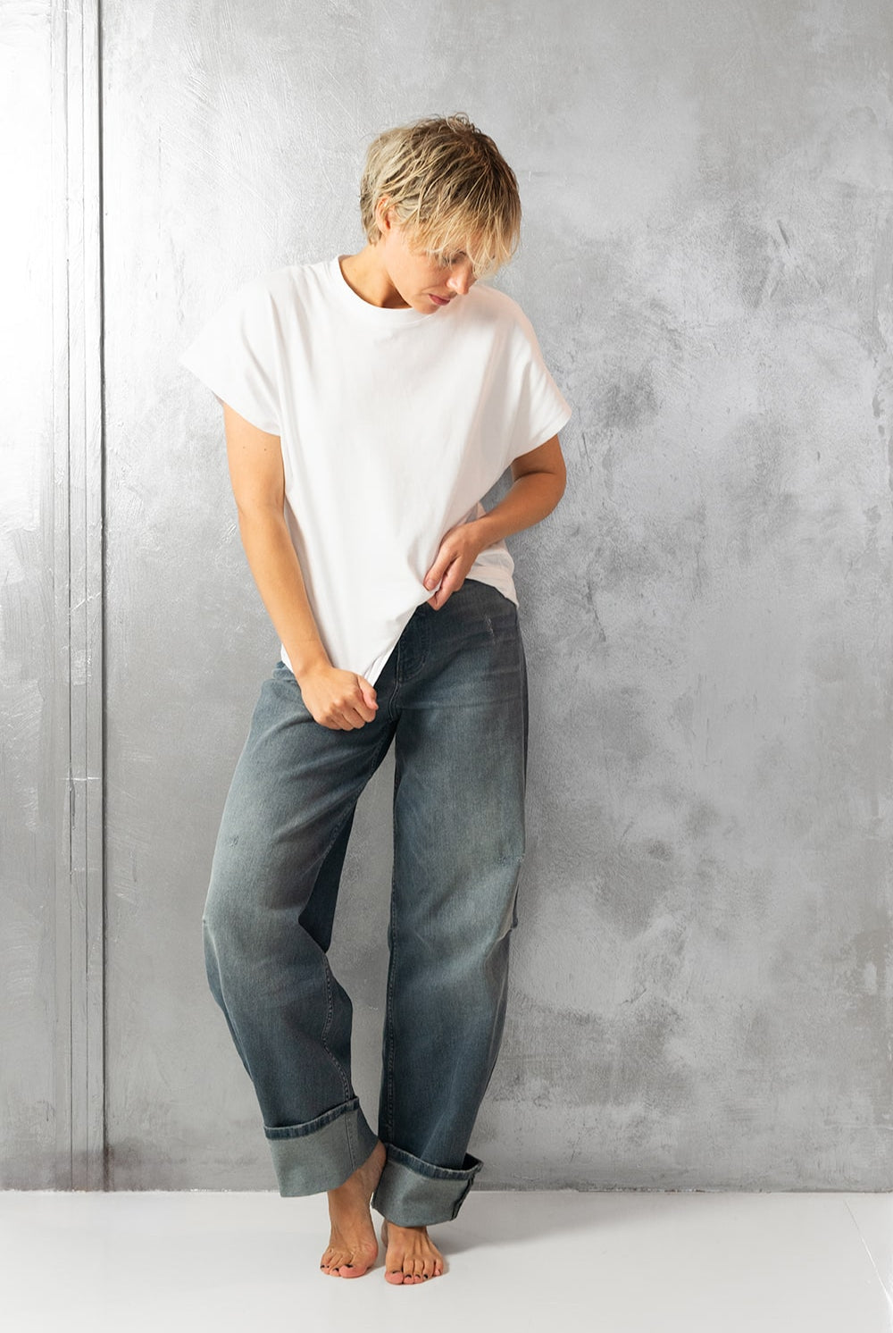 Anesta Retro Smoke Balloon Fit Denim