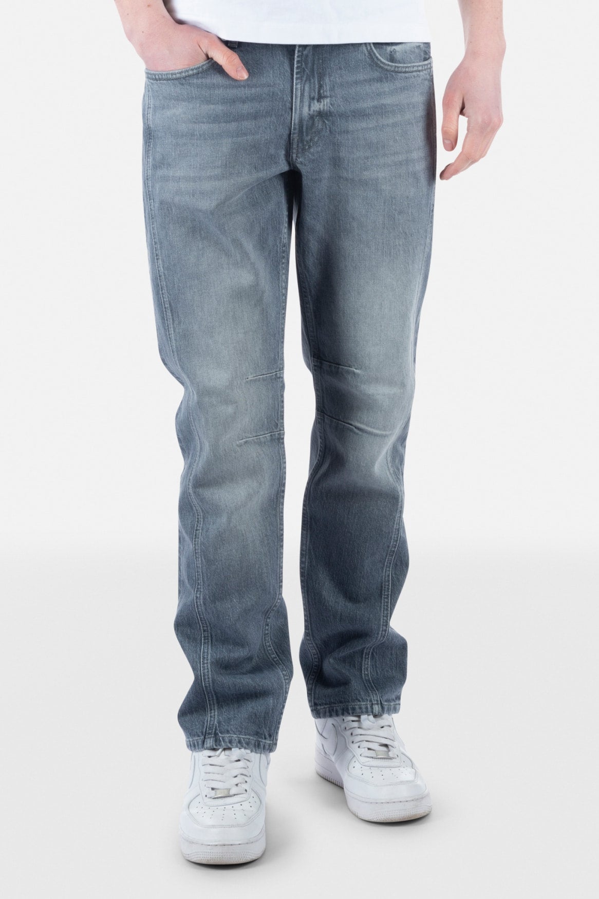 Raider Platinum Regular Fit Gray Jeans Grey