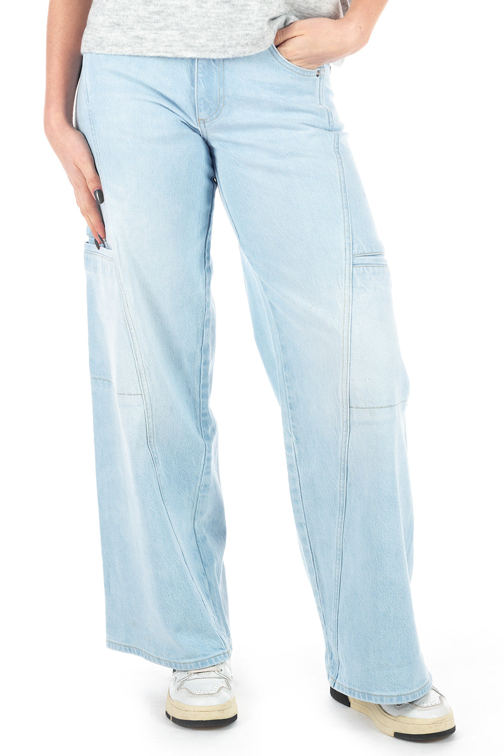 Lola Bleachy Blue Wideleg