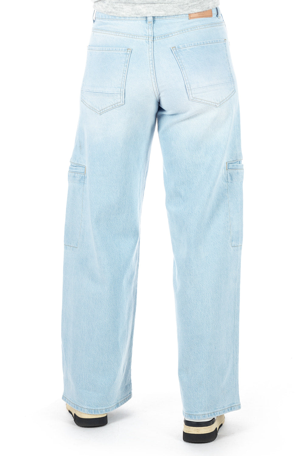 Lola Bleachy Blue Wideleg