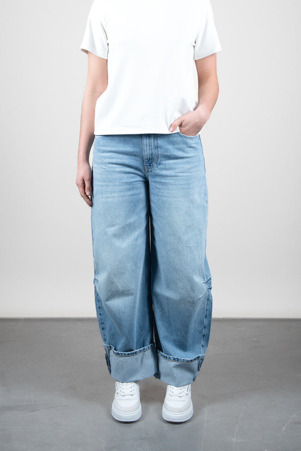 Anesta Original Blue Balloon Fit Jeans Denim