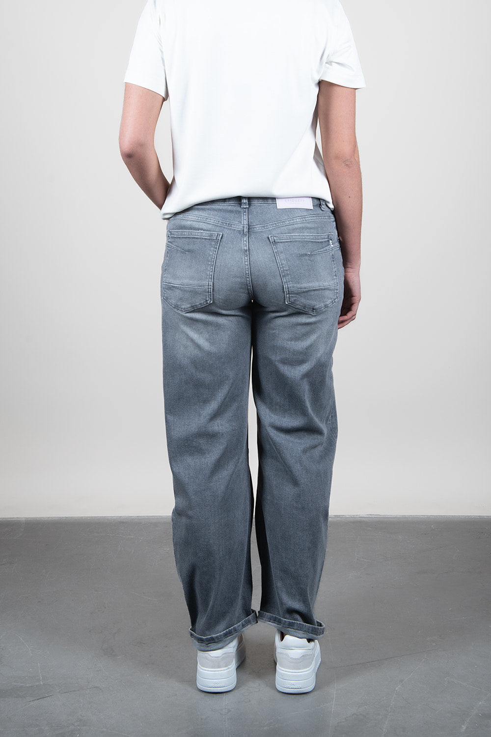 Smarty Bubble Grey Barrel Fit Gray Denim Jeans Summer Spring 