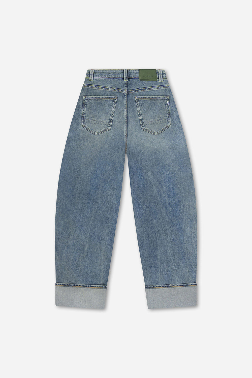 Anesta Soft Blue Balloon Fit Jeans Denim