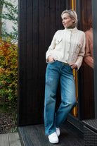 Lindy Smokey Jeans Denim Blue Green Denim