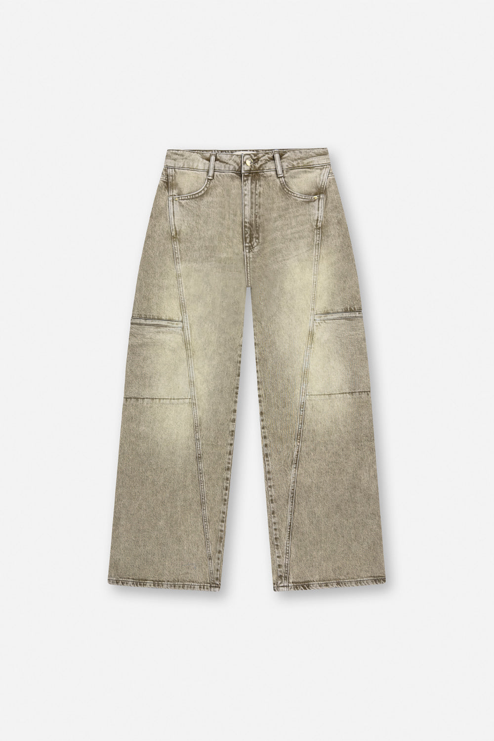 Lola Wide Leg Fit Dry Sand Jeans Denim