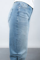 Anesta Soft Blue Balloon Fit Jeans Denim