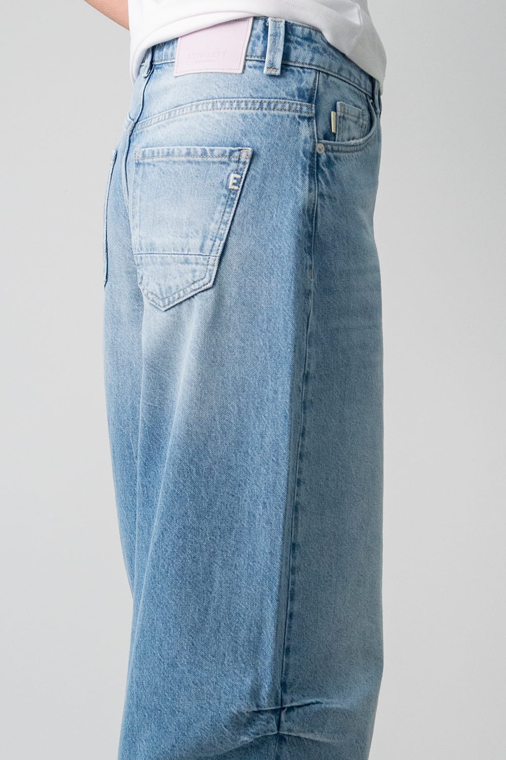 Anesta Original Blue Balloon Fit Jeans Denim