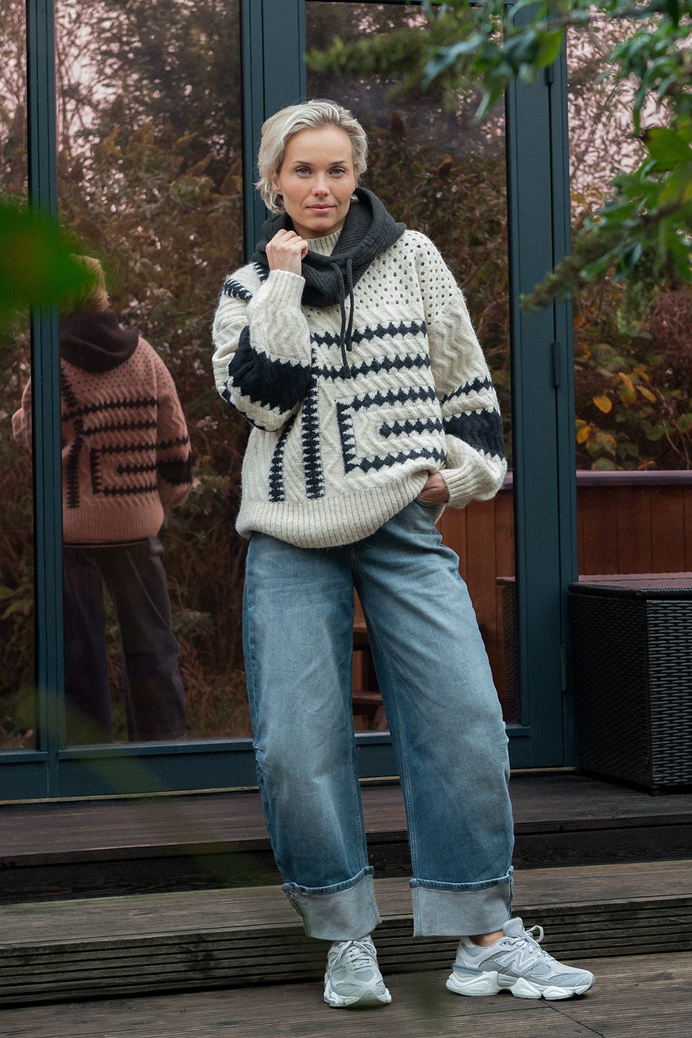 Anesta Retro Smoke Balloon Fit Denim
