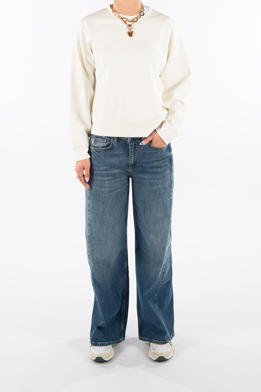 Atlantis in Sundaze Wide Leg Fit Premium Denim Comfortable Jeans Sustainable Durable Stretch with Recovery