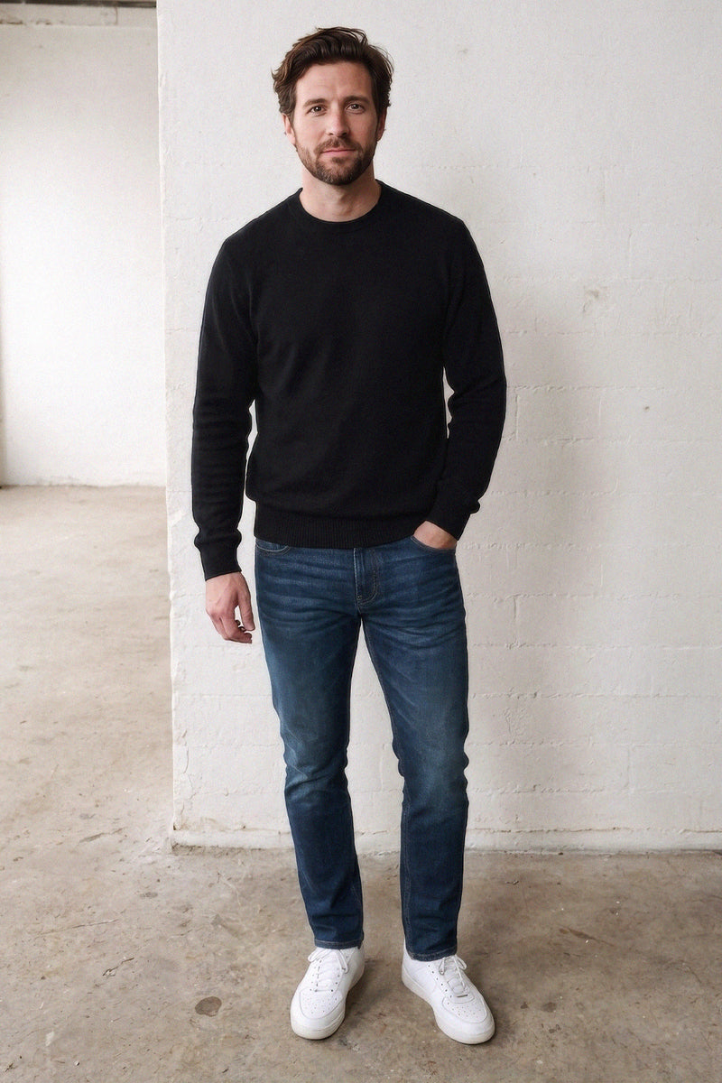 Brian in Pale Slim Fit Jeans Premium Denim Men 