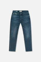 Brian in Swiss Blue Slim Fit Jeans Premium Denim Men 