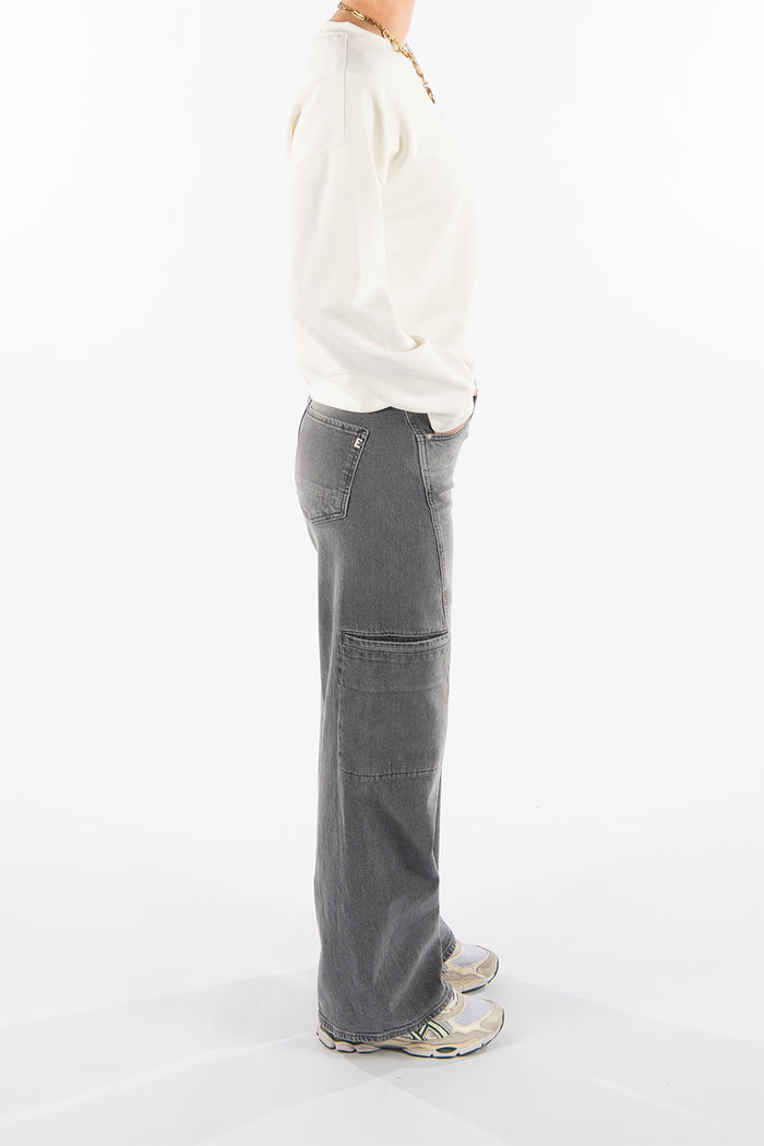Lola in Santorini Wide Leg Fit Premium Denim Comfortable Jeans Sustainable Durable Stretch with Recovery