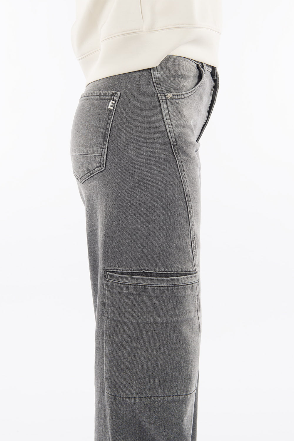 Lola in Santorini Wide Leg Fit Premium Denim Comfortable Jeans Sustainable Durable Stretch with Recovery [model 2]