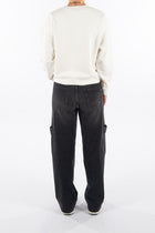 Lola in Washed Black Wide Leg Fit Premium Denim Comfortable Jeans Sustainable Durable Stretch with Recovery