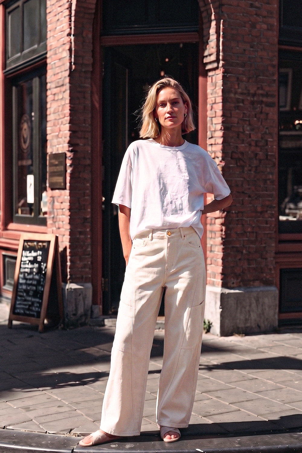 Lola Nomad Beige Jeans Pant Spring Summer 2026 