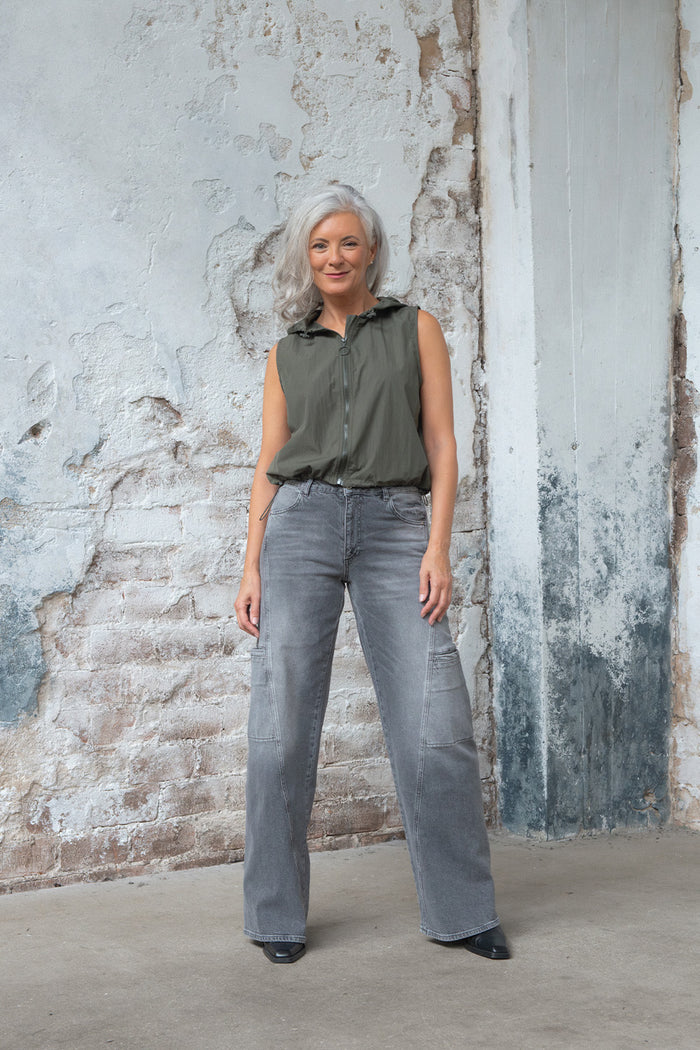 Lola in Santorini Wide Leg Fit Premium Denim Comfortable Jeans Sustainable Durable Stretch with Recovery