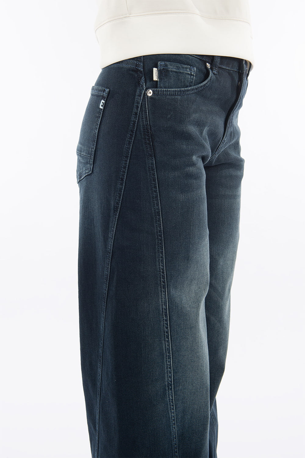 Lolita in Guilty Wide Leg Fit Premium Denim Comfortable Jeans Sustainable Durable Stretch with Recovery [model 2]