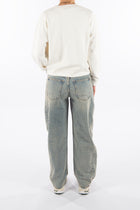 Shapey Blue Tinted Barrel Fit Premium Denim Jeans Comfortable [model 2]