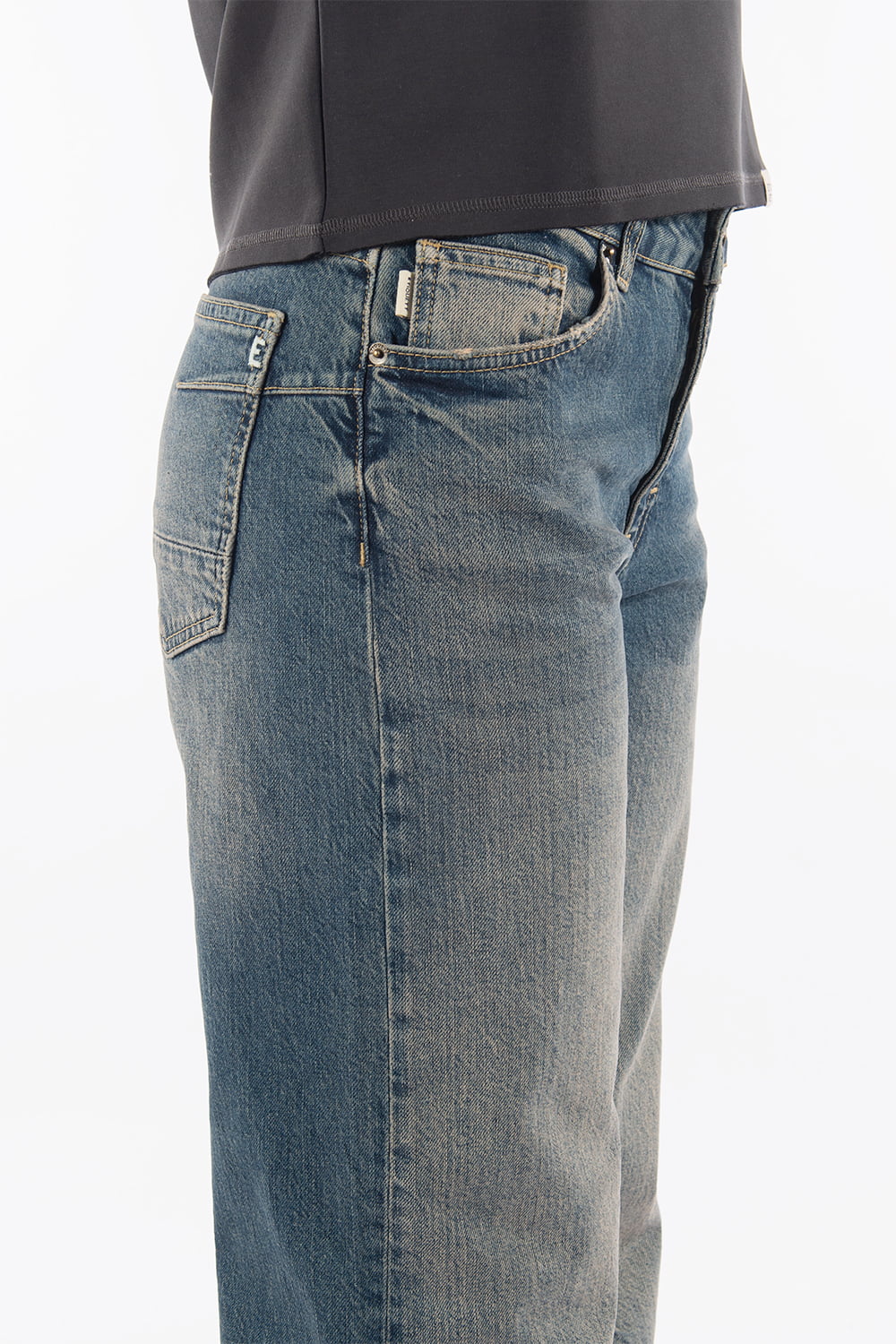 Smarty in Volcanic Barrel Fit Premium Denim Comfortable Jeans Sustainable Durable Stretch with Recovery